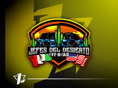 Jefes Del Desierto brand branding design designer esports flat design illustration logo design logo sport mascot simple