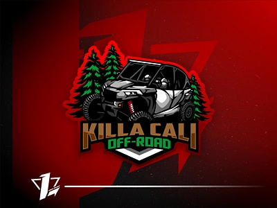 Killa Cali Off Road brand branding design designer esport logo esports flat design illustration logo design logo sport mascot simple typography ui vector