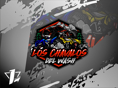 Los Chavalos Del Wash brand branding design designer esports flat design illustration logo sport mascot simple