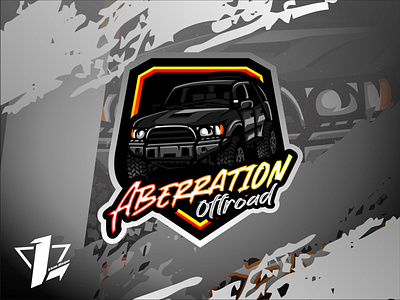 Aberration Offroad aberration abstract adventure adventurer adventures canam fire jeep jimny offroad red rzr truck yellow logo