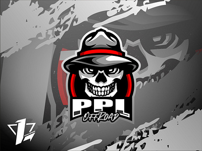 PPL OffRoad branding community design designer hat illustration logo mascot mud off offroad road skull skullhat sport