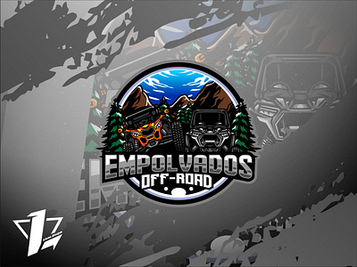 Empolvados Off-Road branding canam community design designer flat design graphic design illustration logo logo sport mascot offroad rzr turbo vector