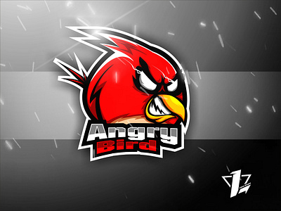 Angry Bird brand designer esport logo illustration logo sport mascot simple typography ui ux vector