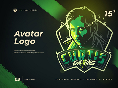 Avatar Logo Esport 03 esport esport logo game design gamestream gui illustration layout logo logo design logo designer ui vector