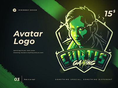 Avatar Logo Esport 03 esport esport logo game design gamestream gui illustration layout logo logo design logo designer ui vector