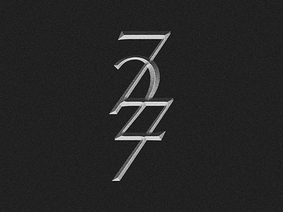 727 bevel logo monogram numbers