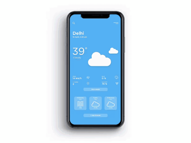 Weather App UI