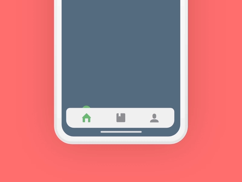 Tab Bar Micro Interaction animation app concept design interaction ios micro interaction microinteraction navbar praveen tab bar tab bar interaction ui uidesign