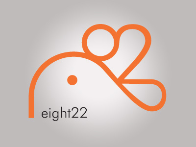 822 22 8 822 design logo orange type typography