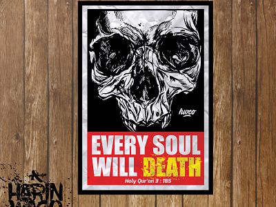 Poster of Death design illustration islamic design poster art poster design