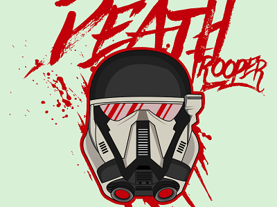 Deathtrooper Vector characterdesign characters helmet illustration robots skills starwars tracing tshirtdesign vectorart wallpapers