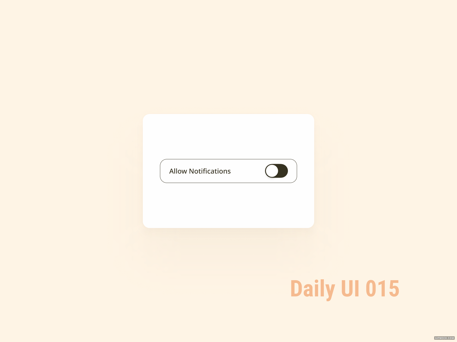 DailyUI 015 On/Off Switch daily ui dailyui dailyui 015 dailyuichallenge onoff switch