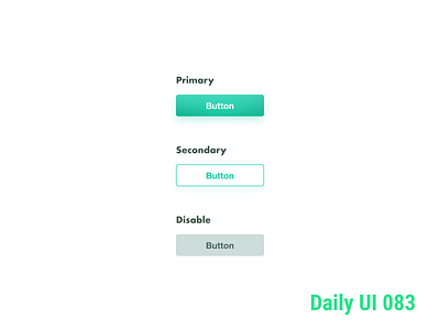 Daily UI 083 Button 083 button daily ui dailyuichallenge ui