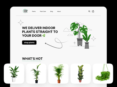 Website for buying indoor plants 🌿