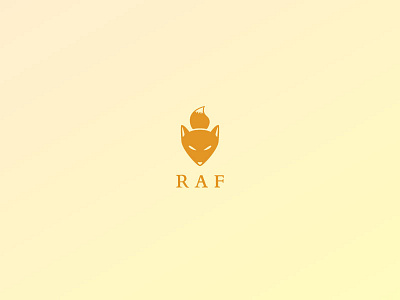 Daily Logo 16/50 amber brand daily daily logo challenge fox icon logo raf