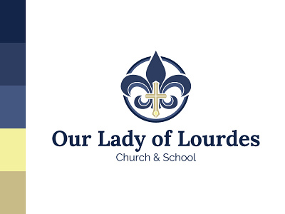 Our Lady of Lourdes - Fleur De Lis