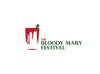 Bloody mary festival logo blood bloody bloody mary brand design branding design design thinking logo logodesign logotype solution vector