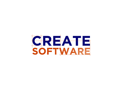Suggested logo for Create Software company branding create design design thinking graphicdesign illustrator logo logodesign logotype simple software software design solution vector