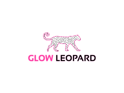 Glow Leopard branding design design thinking glow leopard logo logodesign logotipe logotype solution vector
