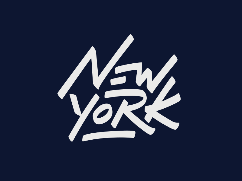 New York text mograph effect 2d newyork typography typo design motion graphic motion animation lettering