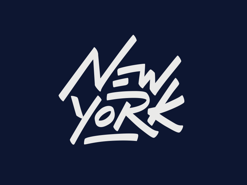 New York 2d animation design effect lettering mograph motion motion graphic newyork text typo typography
