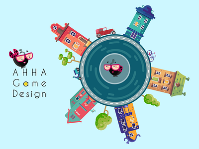 Ahha Game branding design graphic design illustration landing logo ui ux vector