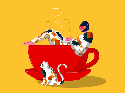 Design Coffee Time design graphic design illustration vector