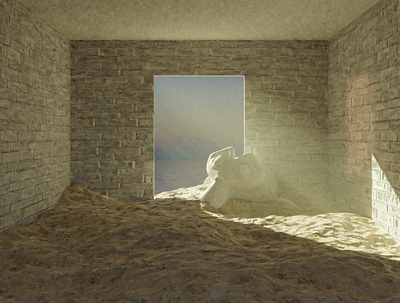 Sand Scene 3d 3d art blender blendercycles cg cgart cgartist illustration