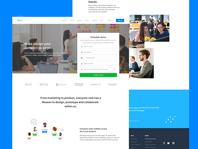 Landing page