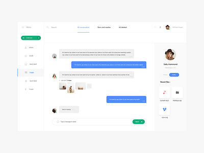 Chat window ui ux