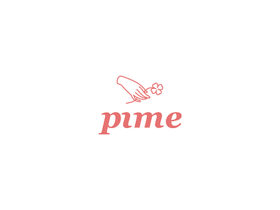 pime logo design branding fashionbrand icon illustration lineart logo logodesign minimal pime