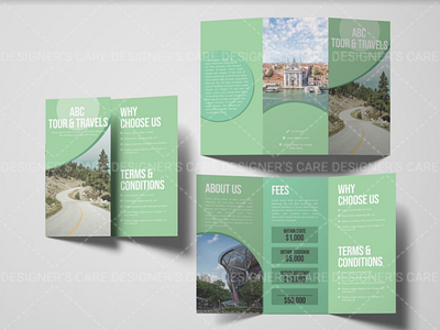 Trifold brochure 2 brochure design dcaregraphic tourism tourists travel travel agency trifold trifold brochure