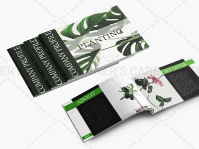 Brochure Design brochure design gardening gardening theme nature planting portfolio design tree plantation treeplanting
