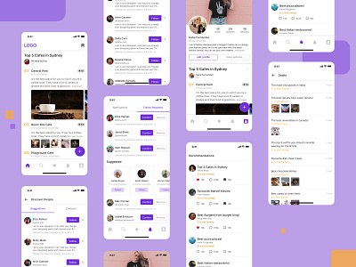 Social Media Platform! connect discover people drafts follow requests followers mobile app mobile app design notifications profile ranking ranks ratings recommendations sketchapp social media social media design social media platform uidesigner user profile uxdesigner
