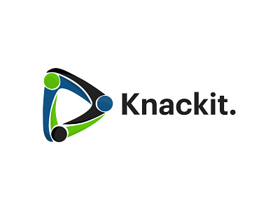 Knackit. brand brand identity branding connects logo logo design mobile application sketchapp uidesigner uxdesigner videos