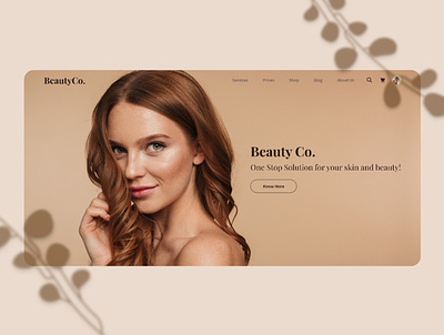 Beauty and Skincare Website beauty cosmetics figma girls homepage landing page makeup skin skincare uidesign uidesigner uxdesigner webpage website woman women