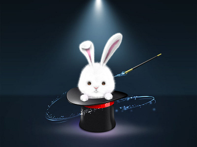 Magic Rabbit hat icon magic rabbit