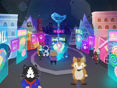 Cosmic Paul trailer screen capture app cat characters cosmic paul flap kids