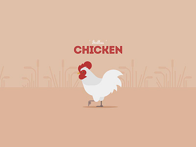 The Chicken animal animal illustration bird chicken illustration joyflap pink