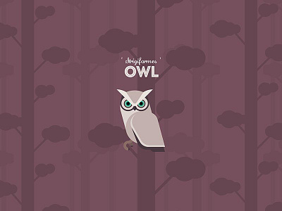 The Owl animal bird forest illustration joyflap owl tree