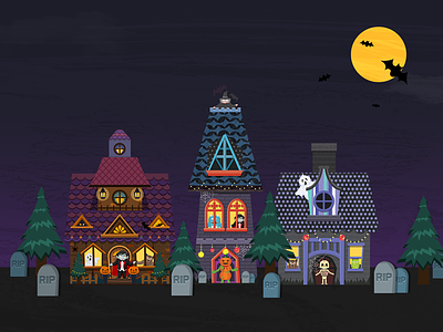 Halloween Spirited House dracula halloween house joyflap monster pumpkinking skeleton