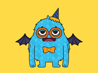 Monsticky Blue Monster app blue halloween joyflap kids monster monsticky sky