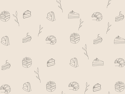 Pattern design art bakery branding cake cake logo cake pattern design food graphic design graphic designer illustration illustrator minimal pattern pattern art pattern design