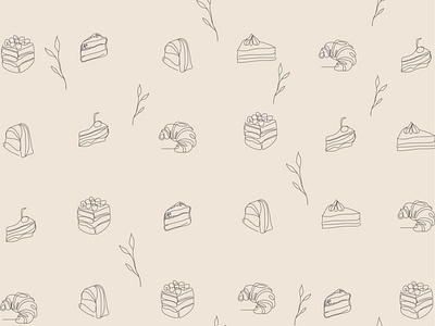 Pattern design art bakery branding cake cake logo cake pattern design food graphic design graphic designer illustration illustrator minimal pattern pattern art pattern design