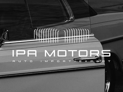 IPA motors logo design