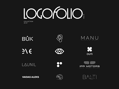 Logofolio vol. 01 3d animation branding design designer desserts fashion graphic design graphic designer illustration logo logofolio logomark mark minimal motors ui ux vector wordmark