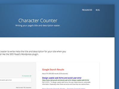 SEO Checker - Character Counter