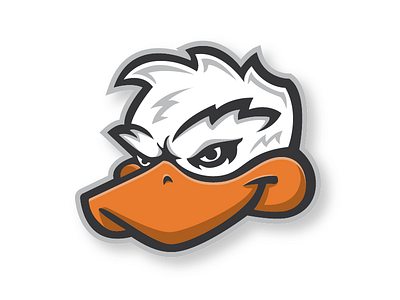 Ducks Baseball baseball branding duck illustration logo mascot