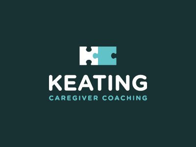 Keating Coaching autism blue c co coaching initials k kc monogram puzzle