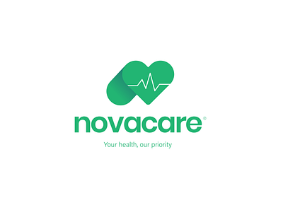 Novacare - Logo Design app branding design icon identity illustrator logo minimal